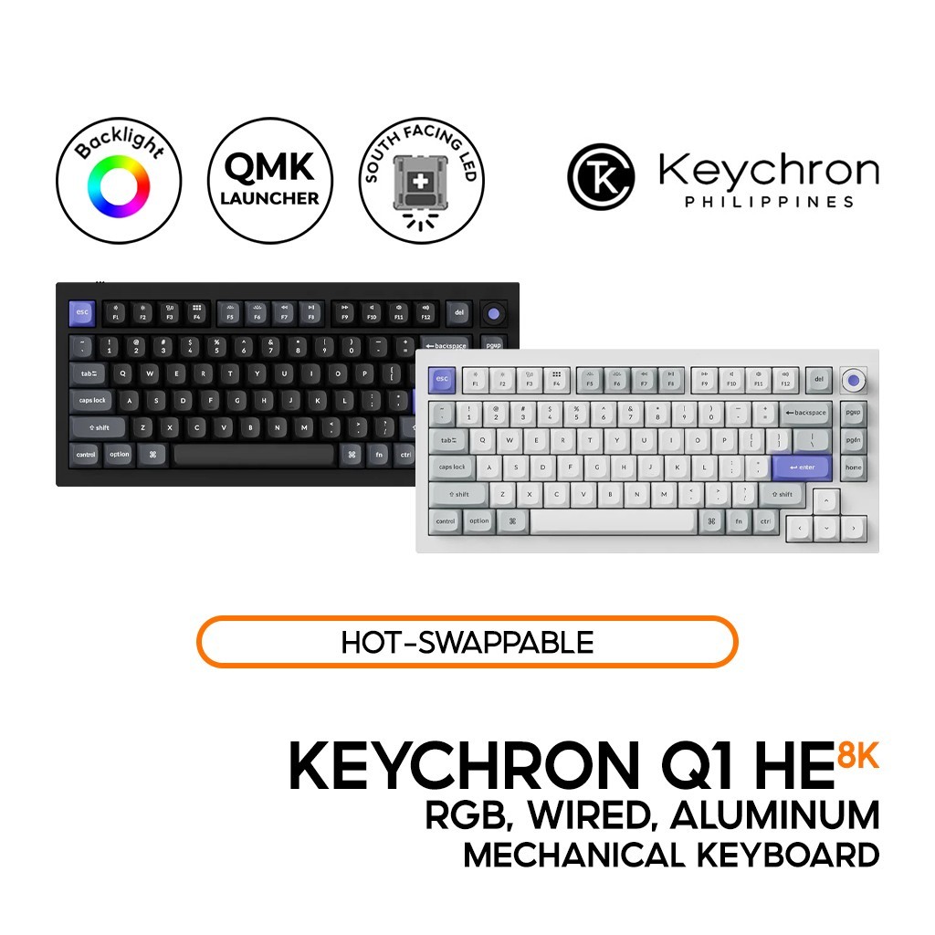 Keychron Q1 HE 8K magnetic switch keyboard