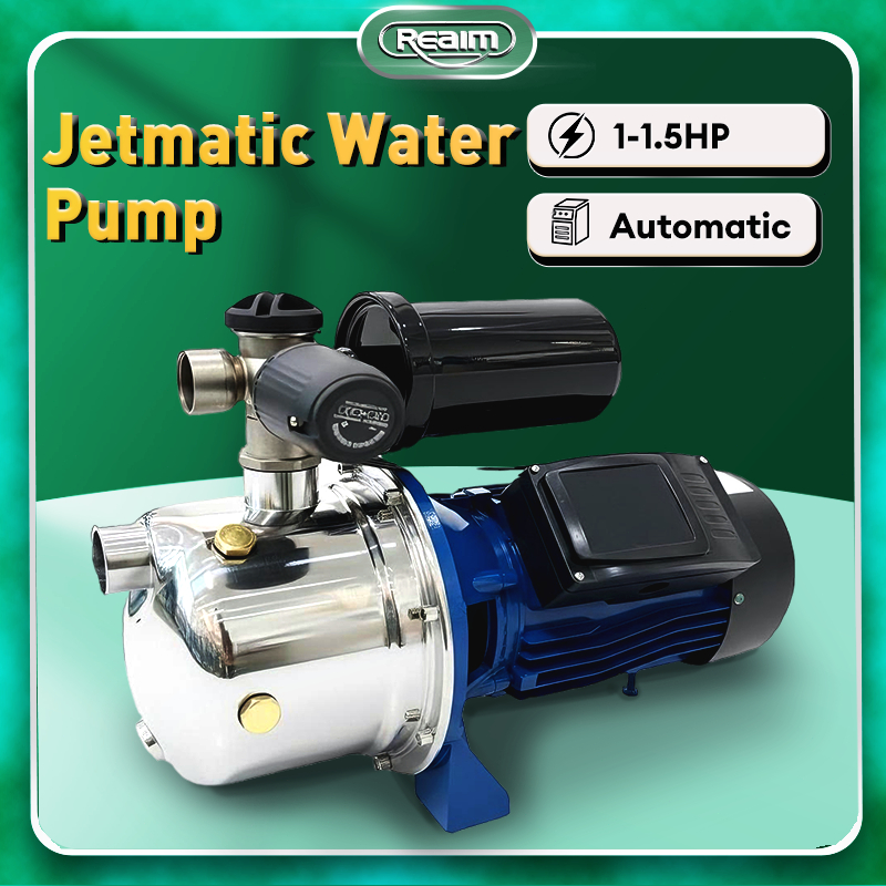 REAIM Water Pump Jetmatic Booster Pump Automatic Stainless Steel 580W ...