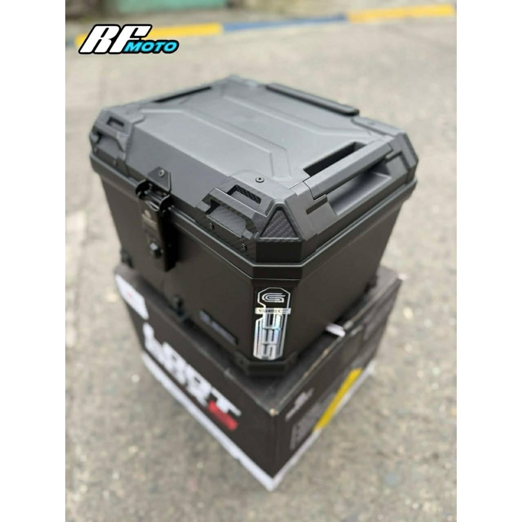 SEC LOOT BOX 45L HARD PLASTIC DUAL LOCK TOP BOX WITH METAL BASE PLATE ...