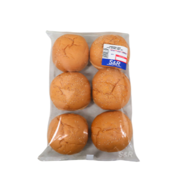 S&R Hamburger Buns with Sesame Seed 6 pieces | Shopee Philippines