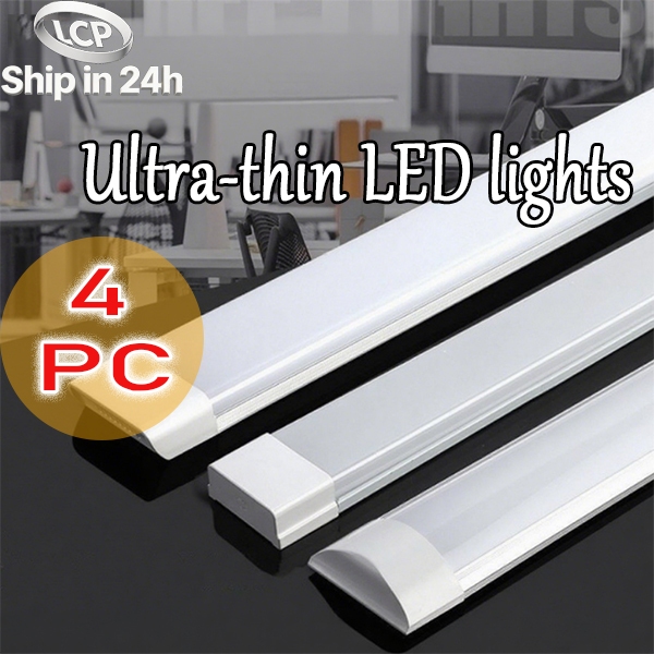 COD（4 PCS）120cm Ultra-thin Led Strip Lamp Arc Square Integrated ...