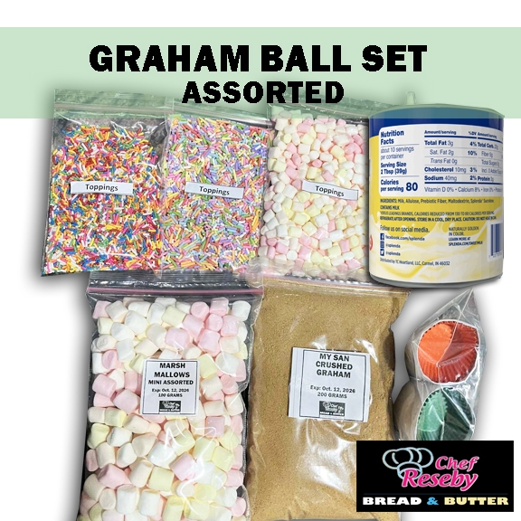 NO BAKE GRAHAM BALL SET (ASSORTED) COMPLETE SET | Shopee Philippines