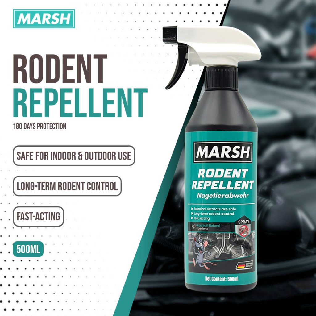 Marsh Repellent Spray for Rats Mouse Rodent Control Home Use 500ml ...