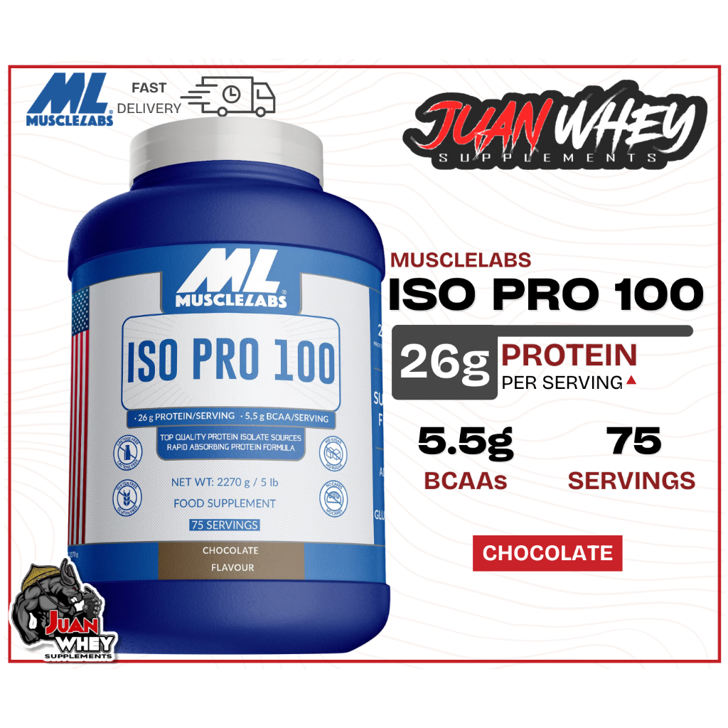 MUSCLE LABS ISO PRO 5LBS (75 Servings) | Shopee Philippines