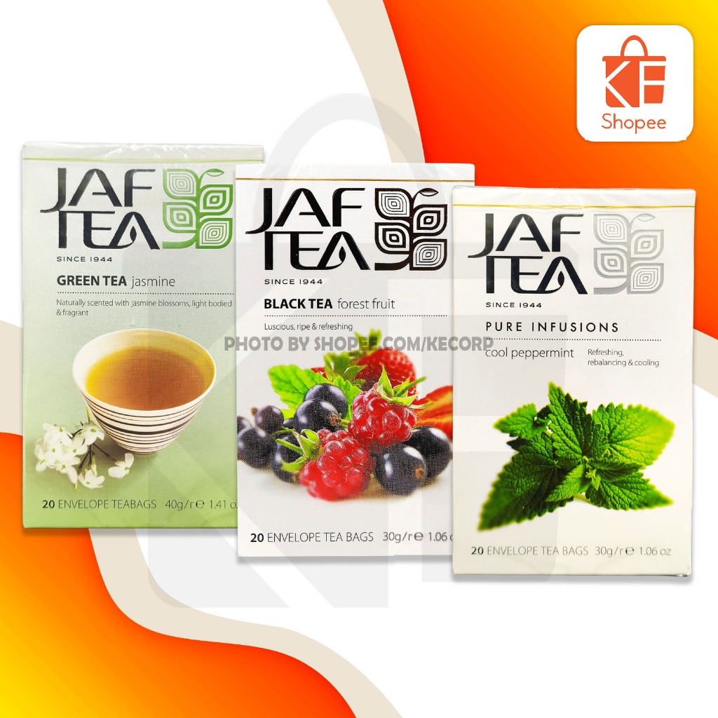 Sri Lanka JAF TEA Pure Infusions 30g 20 Tea Bags kcS11207 | Shopee ...