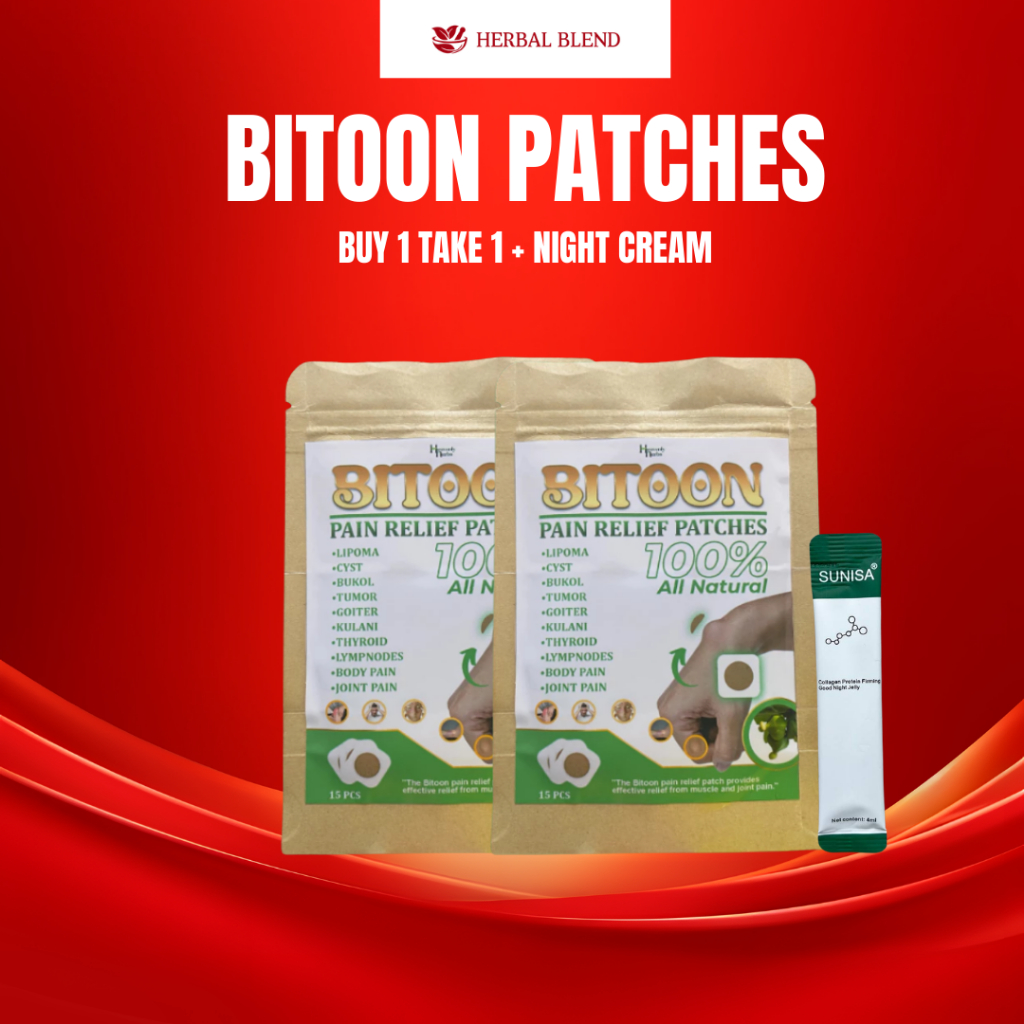 Bitoon Patches Original For all kinds of bukol, Tunaw ang Bukol Goiter ...