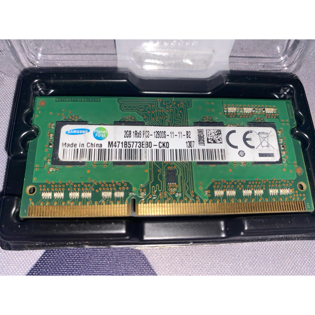 Samsung DDR3 DDR3L PC3-12800S 2GB 1Rx8 1333/1600MHz RAM Lmaptop SmODIMM ...