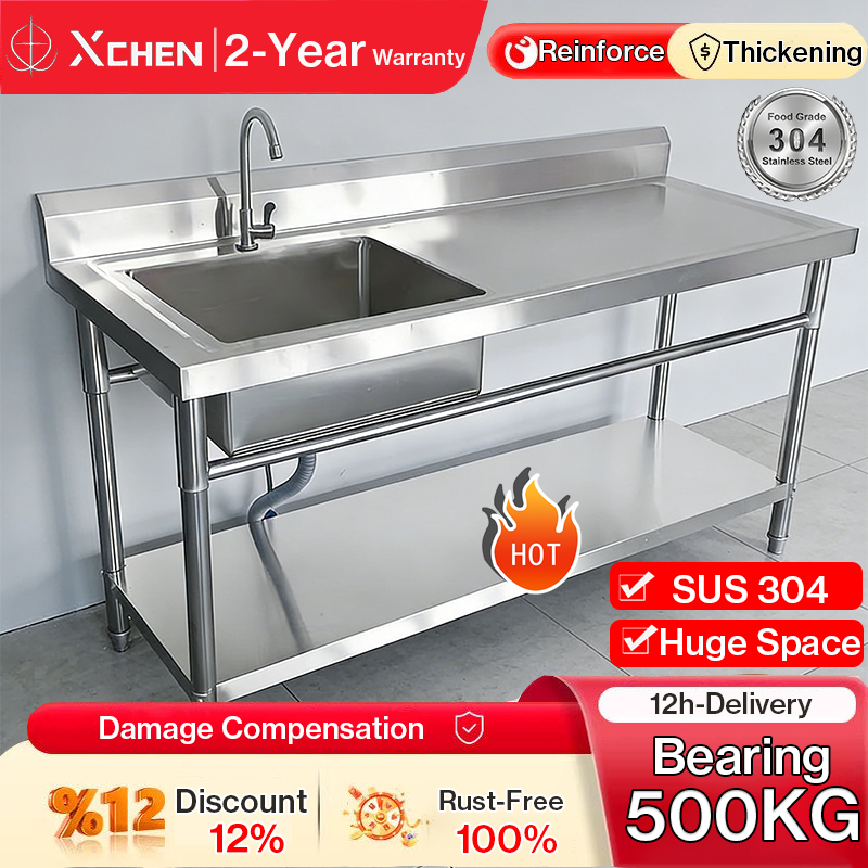 [Lowest price] stainless steel kitchen sink/lababo set with faucet ...