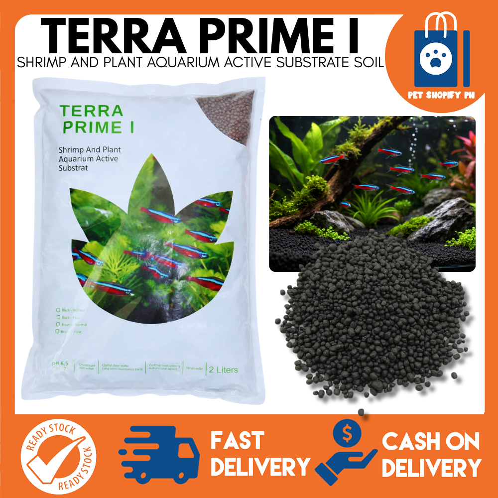 Terra Activa Prime I 8L 2L Shrimp And Plant Aquarium Active Substrate ...