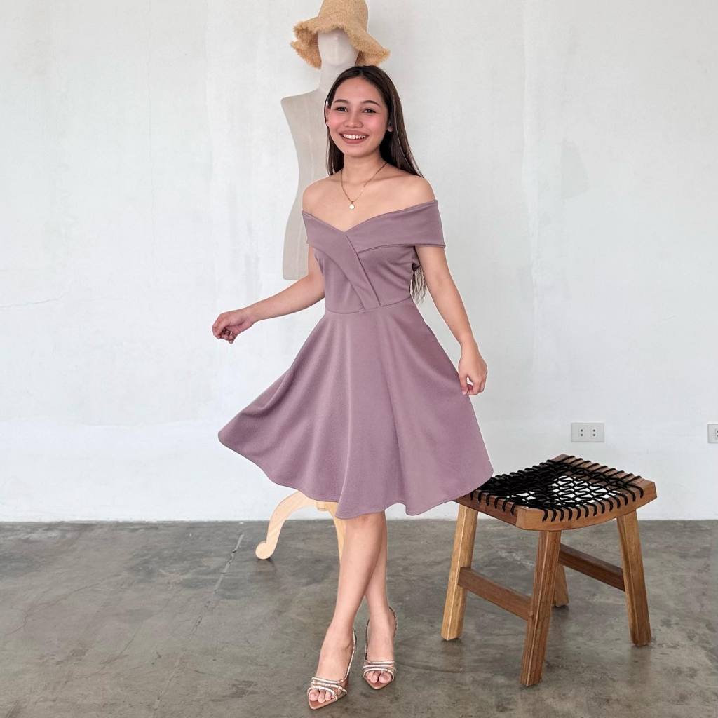 off the shoulder evening dresses australia KURI