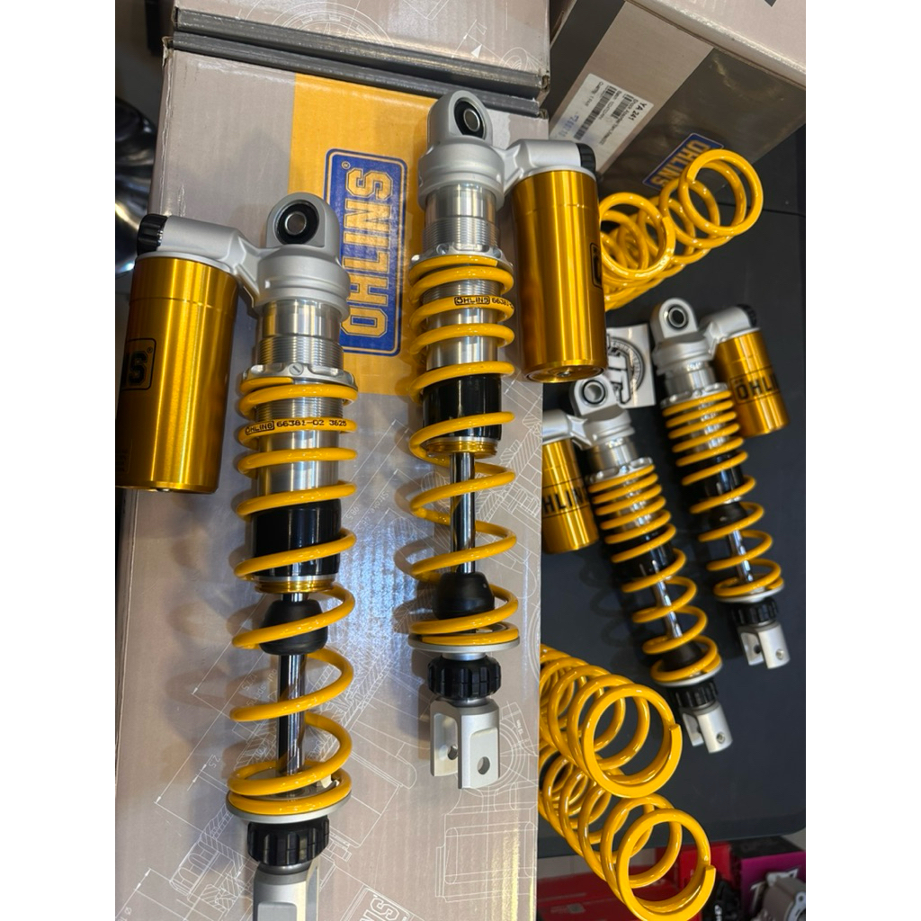 OHLINS REAR SHOCK ORIGINAL 100% FOR AEROX V1 V2 V3 & XMAX/GIORNO ...