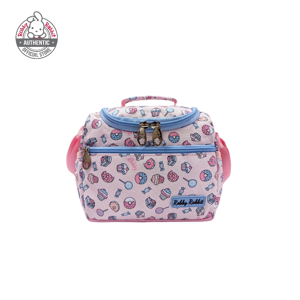 Robby Rabbit Whimsical Charm Thermal Lunch Bag (Light Purple, Pink ...