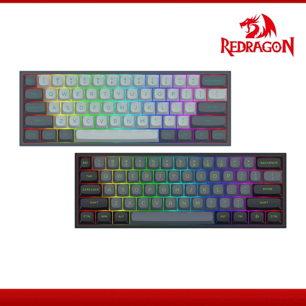 Redragon Fizz Wired Gaming Keyboard (K617GG-RGB+K617GB-RGB) | Shopee ...