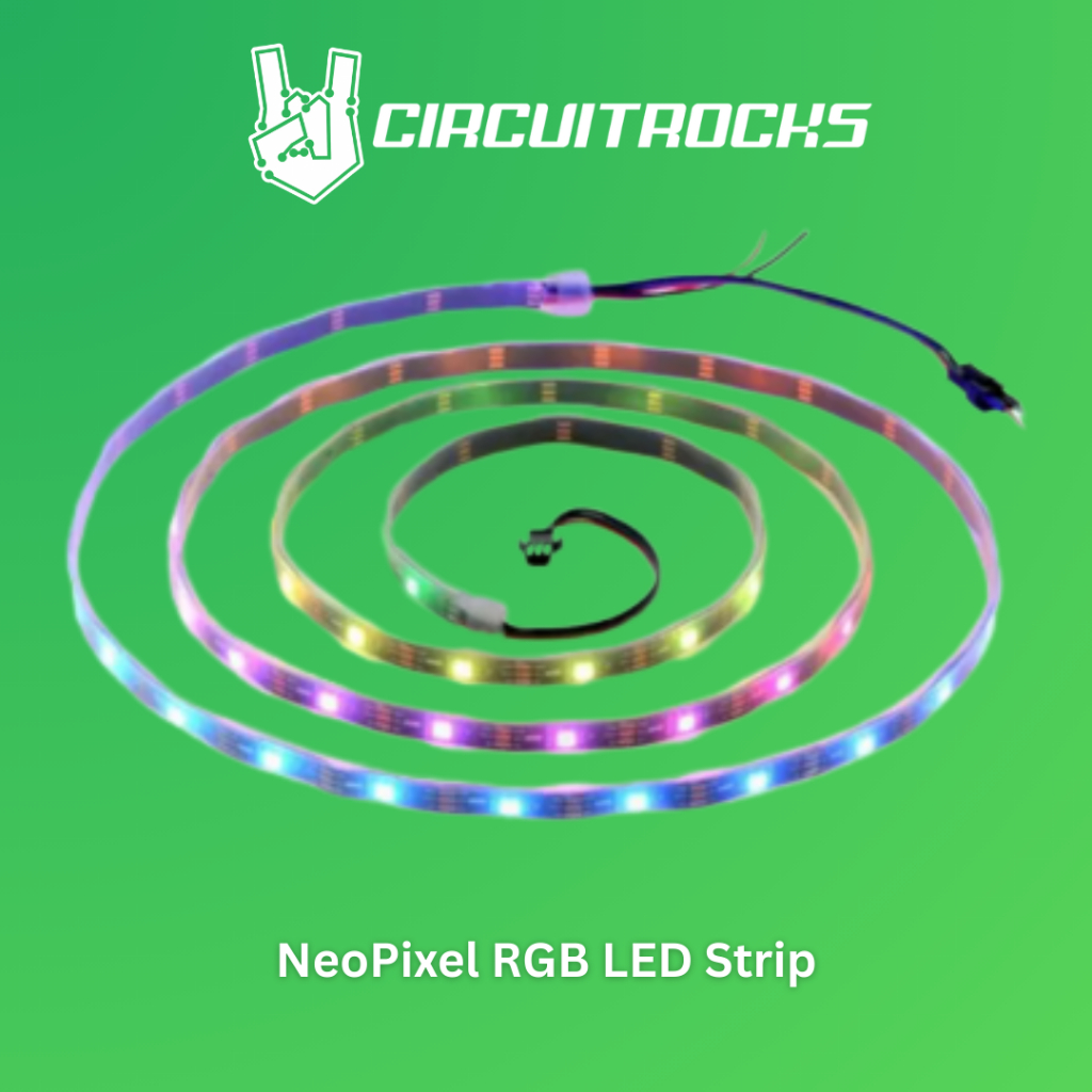 Neopixel Rgb LED Strip 5V 1A 1M Weather Proof | Shopee Philippines
