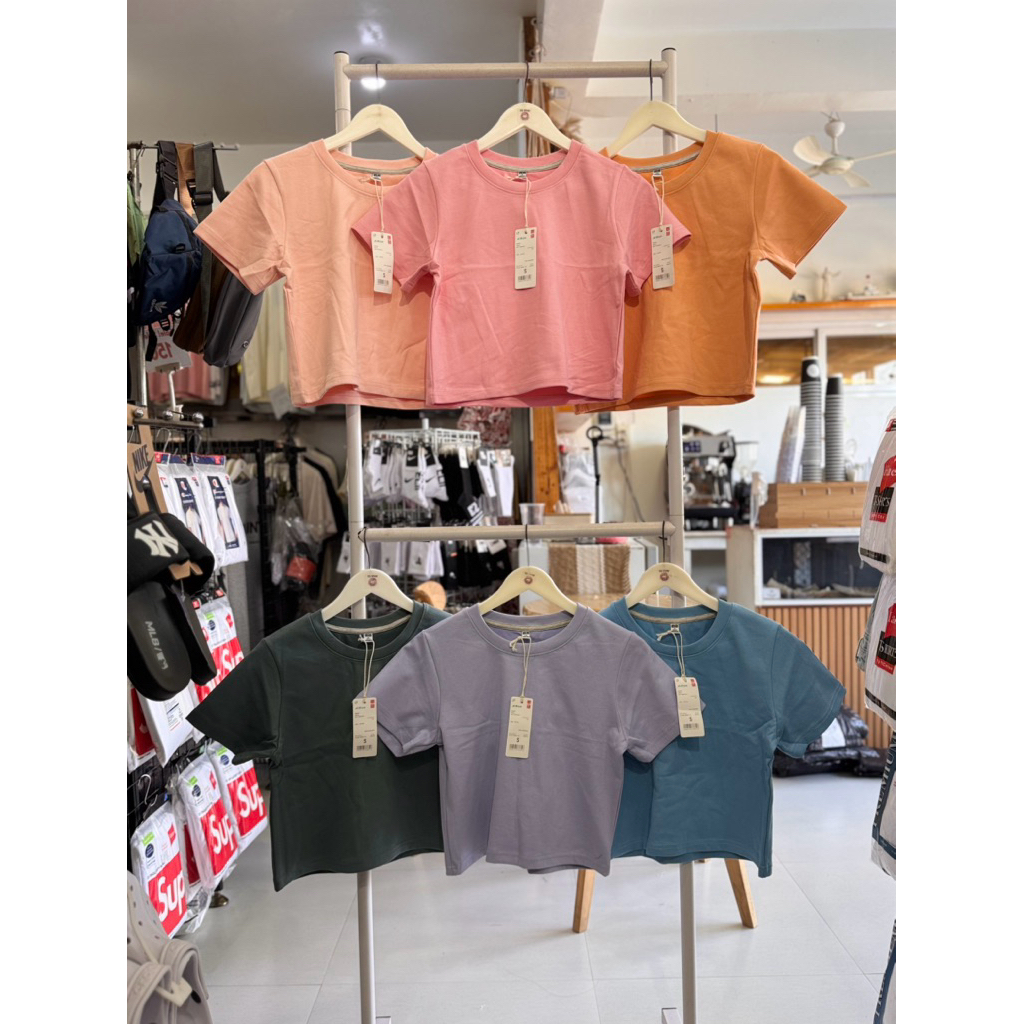 Uni*lolo Summer Color Basic Crop Tops | Shopee Philippines