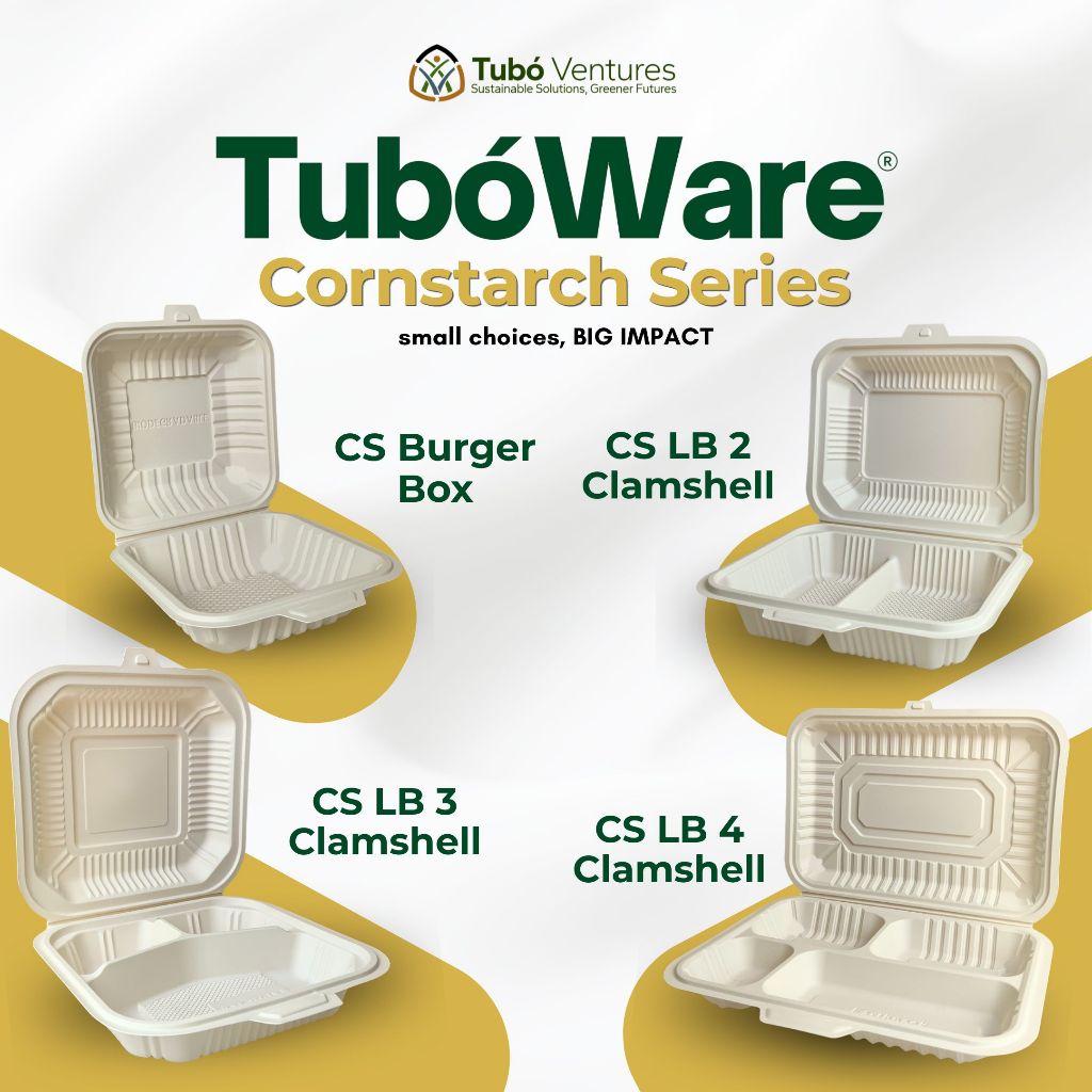 Cornstarch Container Clamshell Burger Box Lunch Box LB2 LB3 LB4 50 pcs ...