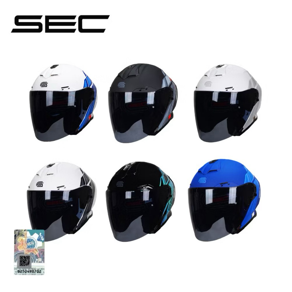 SEC Focus Half-Face Helmet For Motorcycle | Shopee Philippines