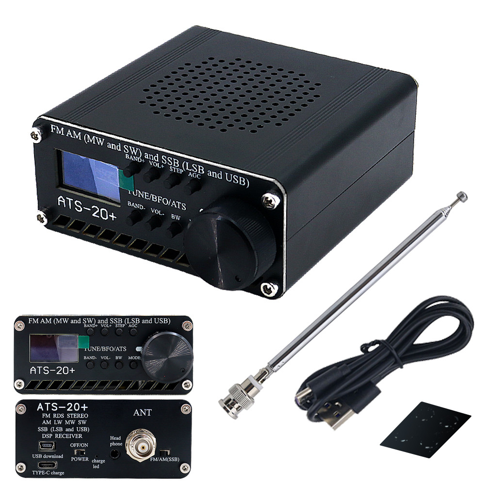 Si4732 ATS-20+ ATS20 Portable Shortwave Radio Receiver SDR Receiver FM ...