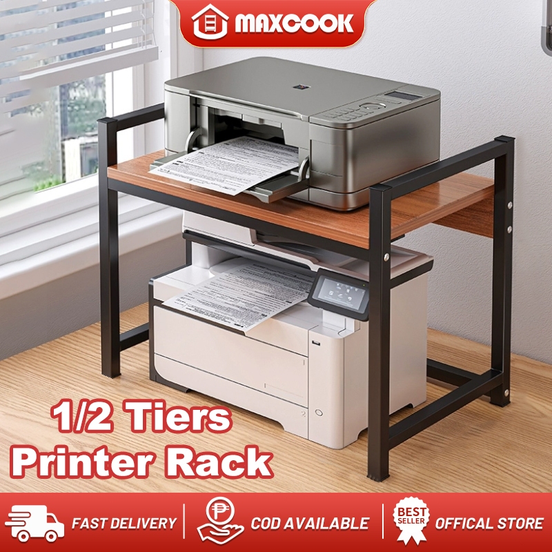 MAXCOOK Printer Stand Double-Layer Printer Rack Office Desk Copier ...