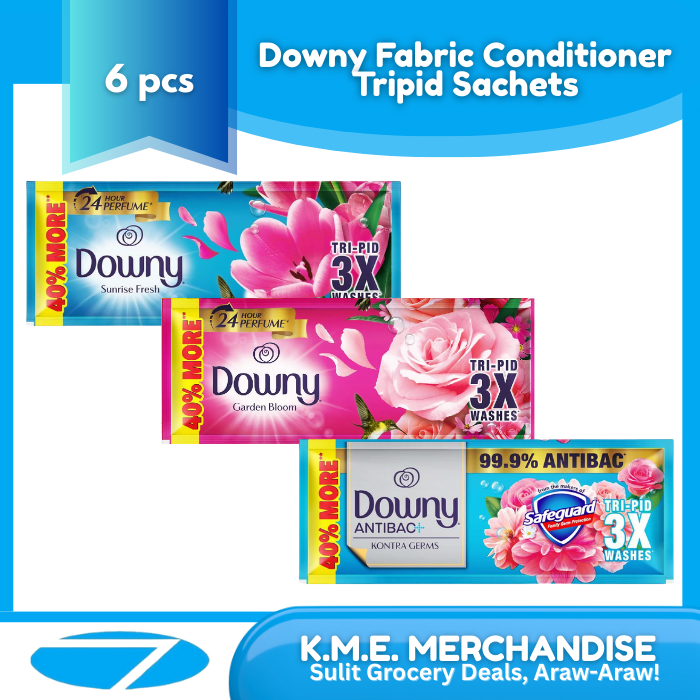 Downy Fabric Conditioner Tripid Pack Sachet (6pcs) | Shopee Philippines