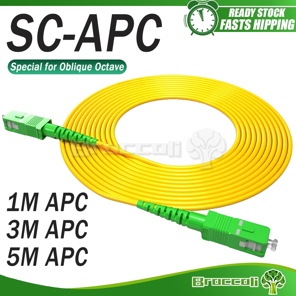 1m/3m/5m/10m Single Mode Fiber Optic Cable SC/APC-SC/APC Fiber Optic ...