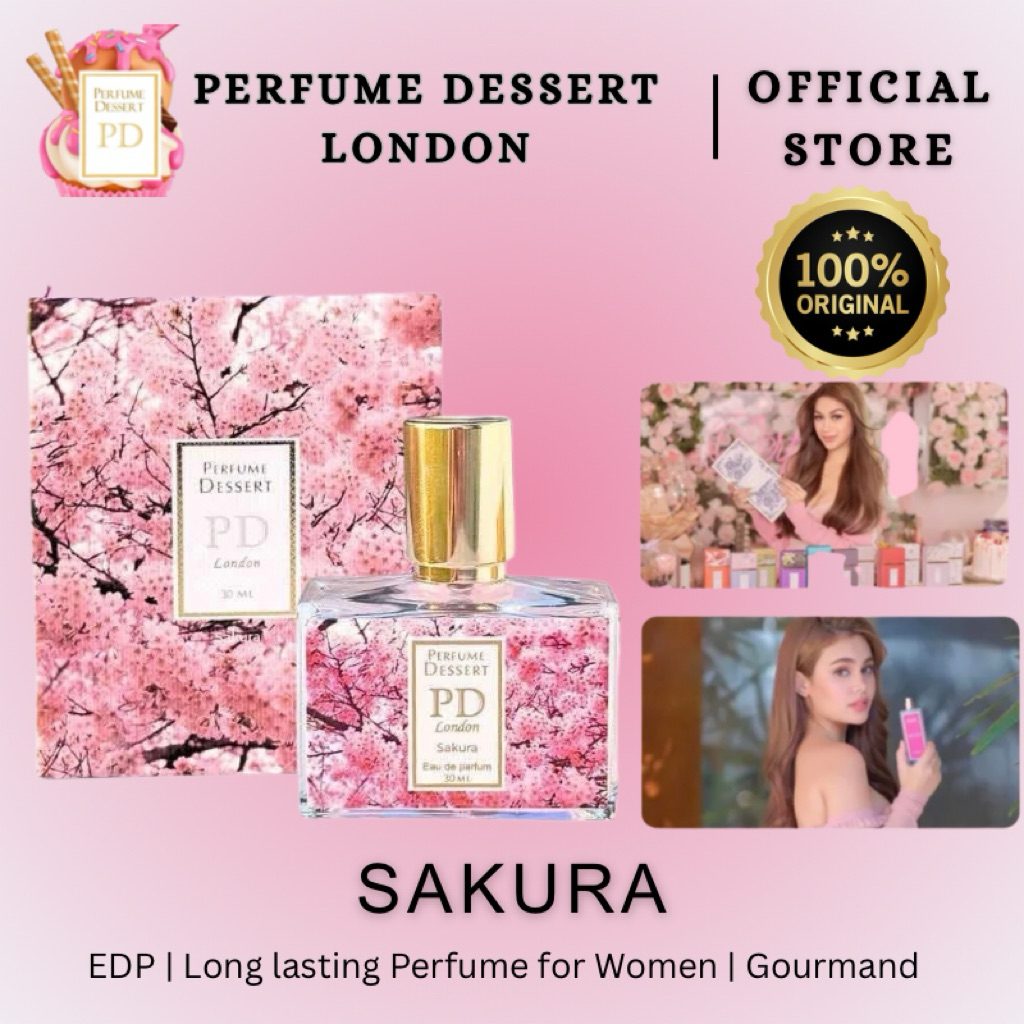 Sakura 30ml Perfume Dessert London Official Store Long Lasting for Women  Original Bestseller EDP