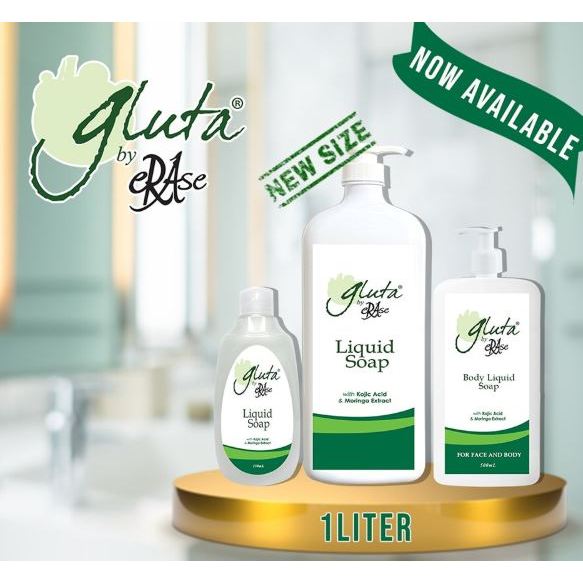 erase glutathione soap 2.5bd SET (3 PCS) 🥰NEW GLUTATHIONE SOAPWITHKOJIC ACID AND MORINGA EXTRACT  BY ERASE Glutathione with Kojic Acid and Moringa Extract by Erase is a  multi purpose soap that makes skin whiter, smoother main image 0