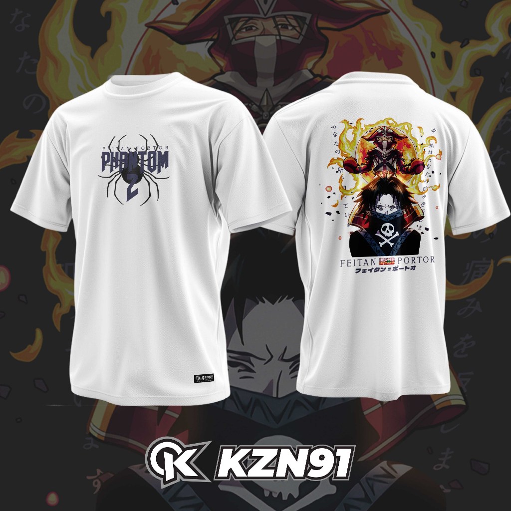 Feitan Portor Phantom Troupe No.2 Hunter x Hunter Anime Tshirt KZN91 ...