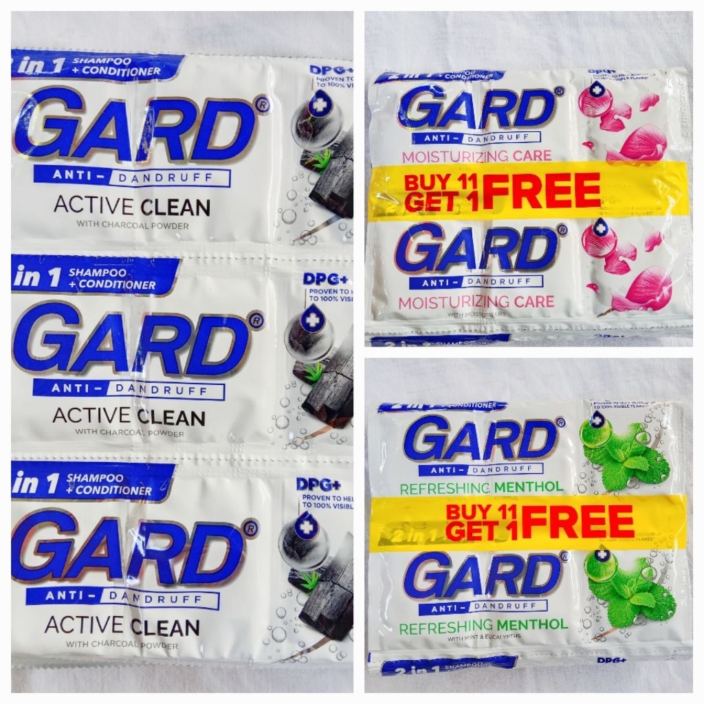 Gard Anti Dundruff Shampoo 12 Sachet | Shopee Philippines
