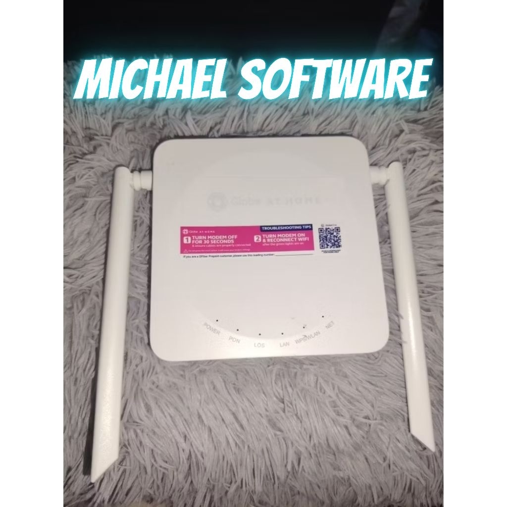GLOBE LOCK GPON ONU 1LAN model (ZLT G121Z) with adaptor bnew no box ...