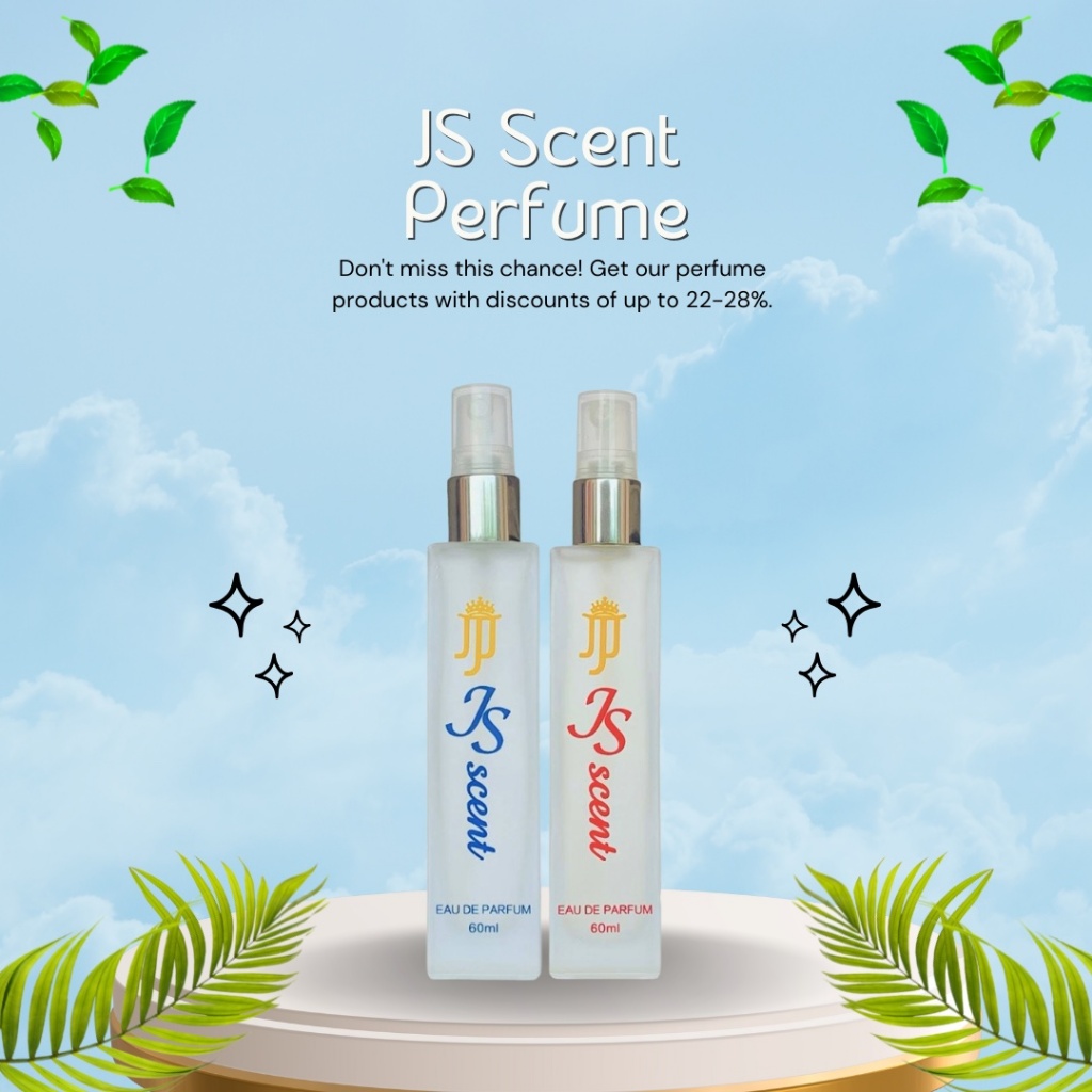 JS SCENT PERFUME-ORIGINAL COLLECTION For Men and Women(60ml) | Shopee ...
