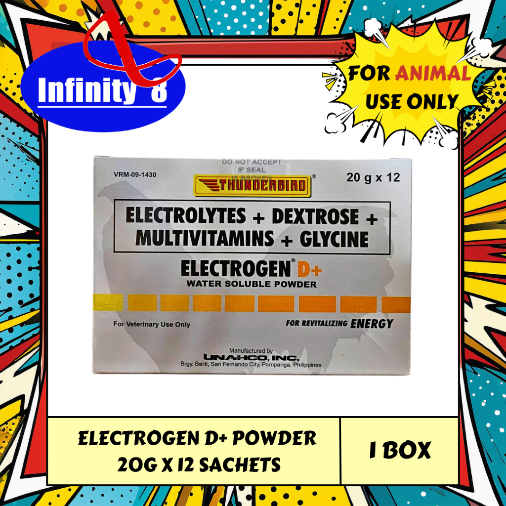 THUNDERBIRD ELECTROGEN D+ 20G X 12 SACHETS/BOX | Shopee Philippines