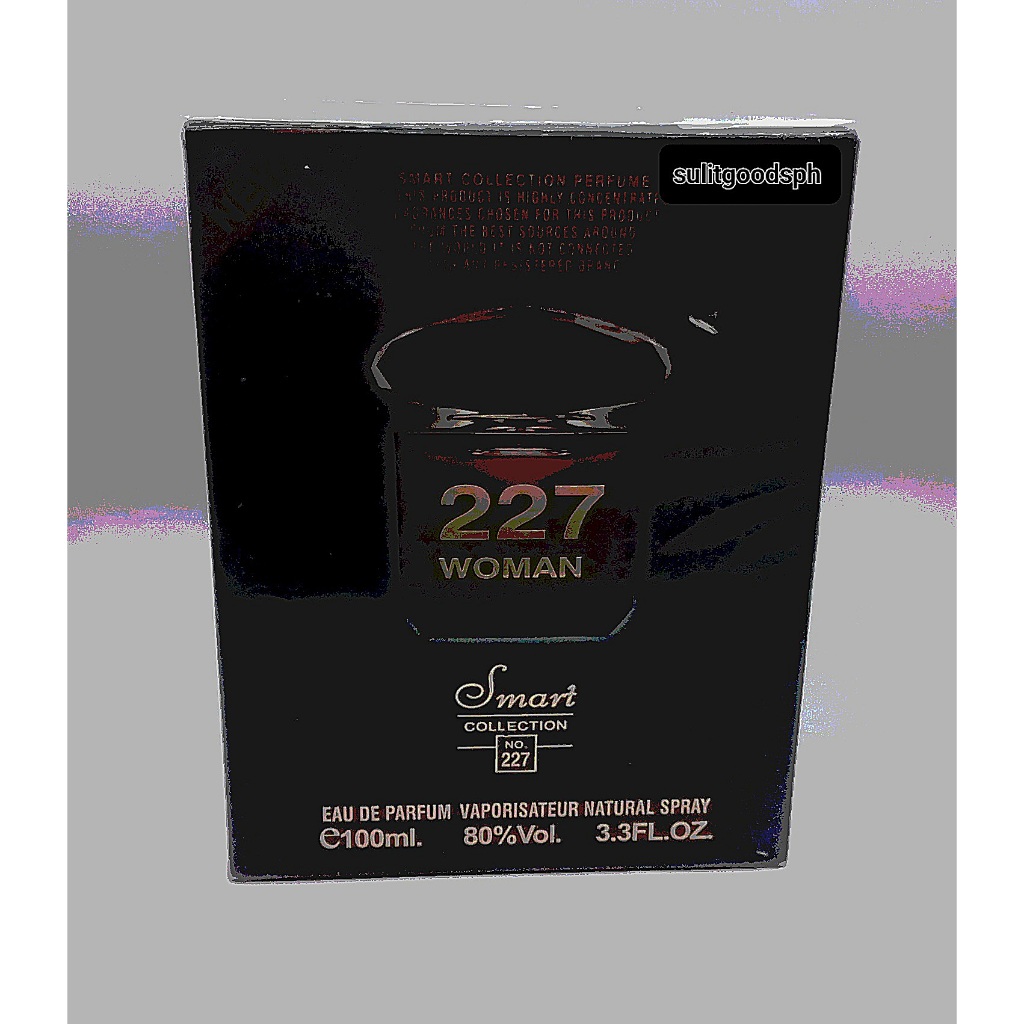 SMART COLLECTION PERFUE NO. 227 FOR WOMEN 100 ML EDP | Shopee Philippines