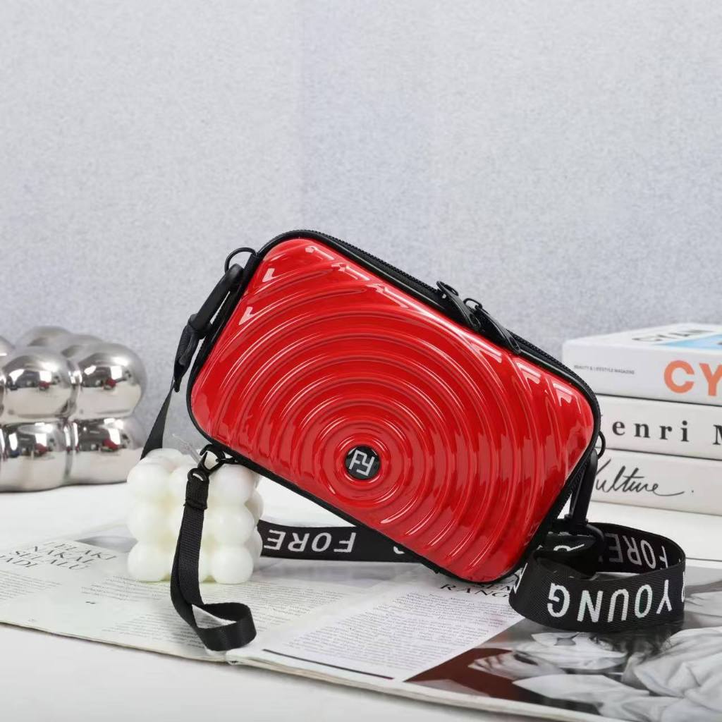 Korean Cellphone Bag For Women Sling Bag Mini Luggage Suitcase Cross-body  Bag