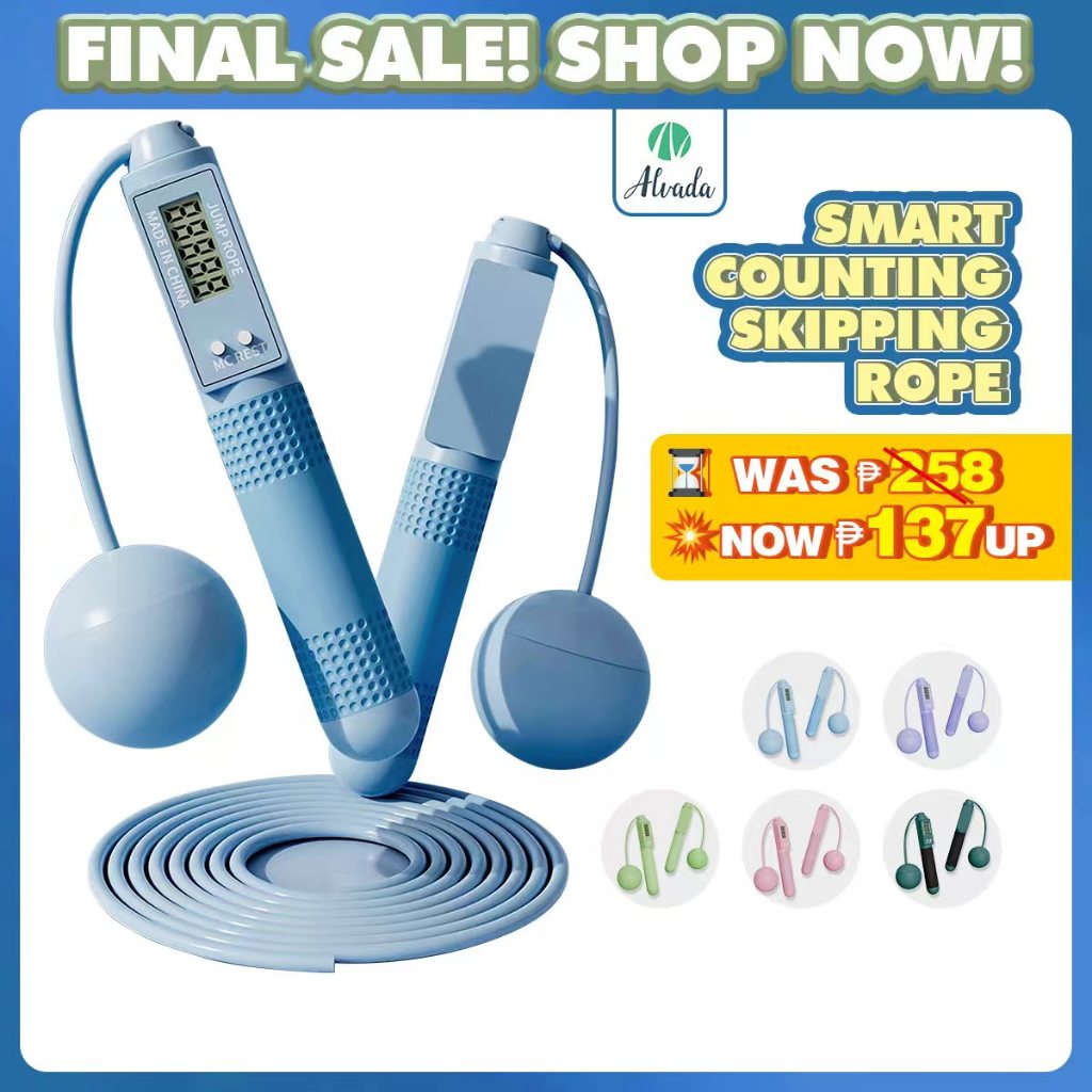 Adjustable Counting Jump Rope, Fitness Exercise, Training Jumping ...
