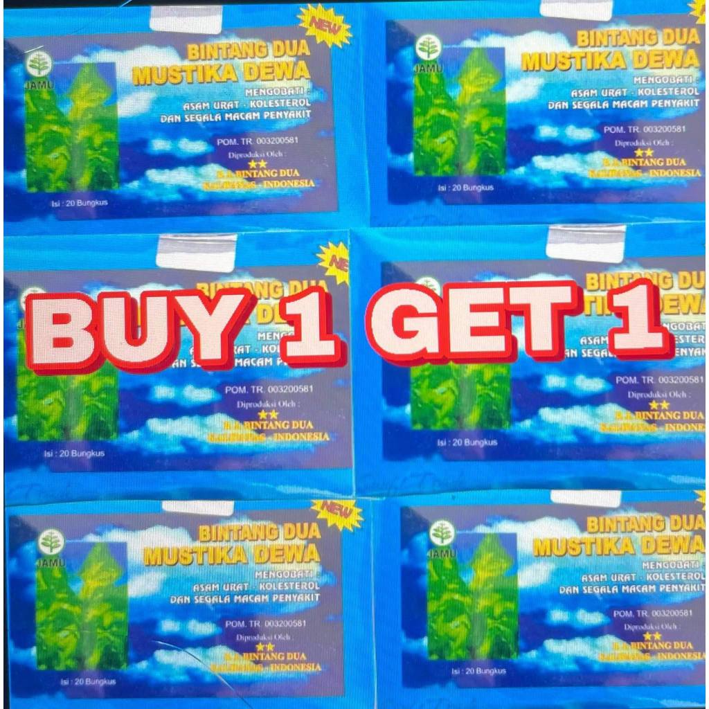 BUTY 1 TAKE 1 MUSTIKA DEWA HERBAL TEA 20bungkos per box | Shopee ...