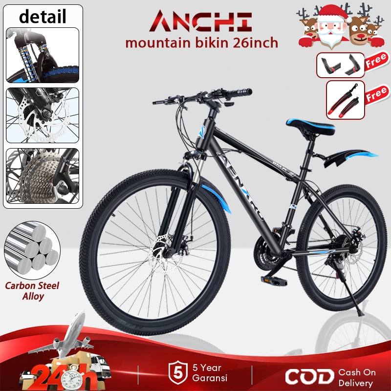 AENXRD Japan Mountain Bike 26 inch For Adult Bike mtb bike High Carbon  Steel Bicycles 21 speed