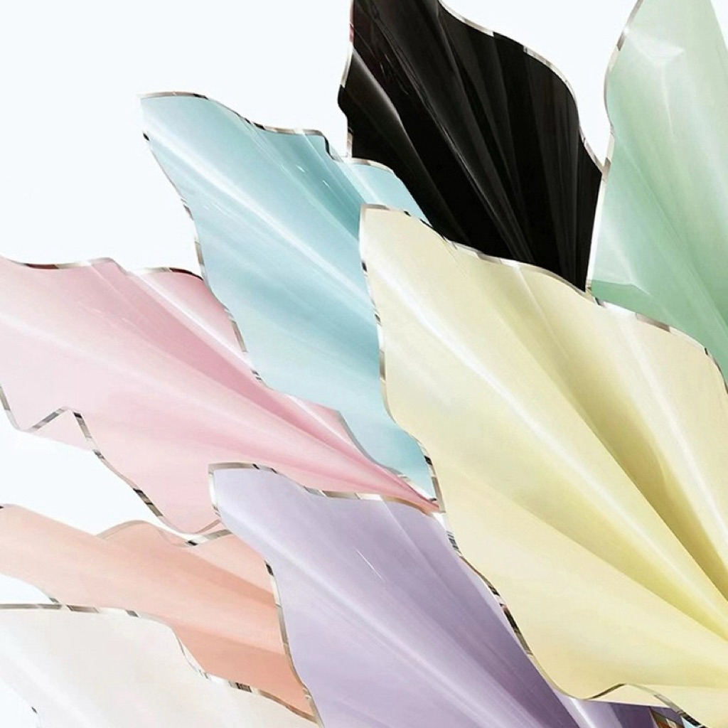 SILVER BORDER FLOWER WRAPPER (FLORIST HAVEN) | Shopee Philippines