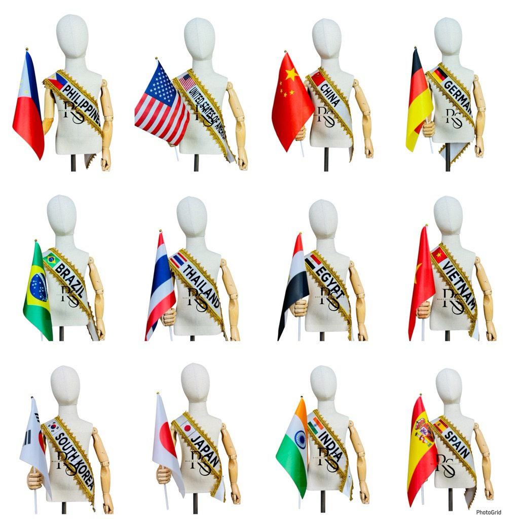 United Nations Sash w/ Flaglets - Perfect for School Eventss | Shopee ...
