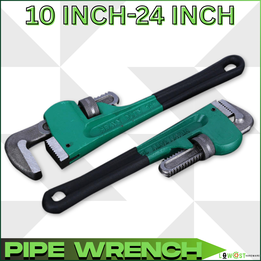 Heavy duty Straight pipe wrench Forged Steel Pipe Wrench 12, 14, 18