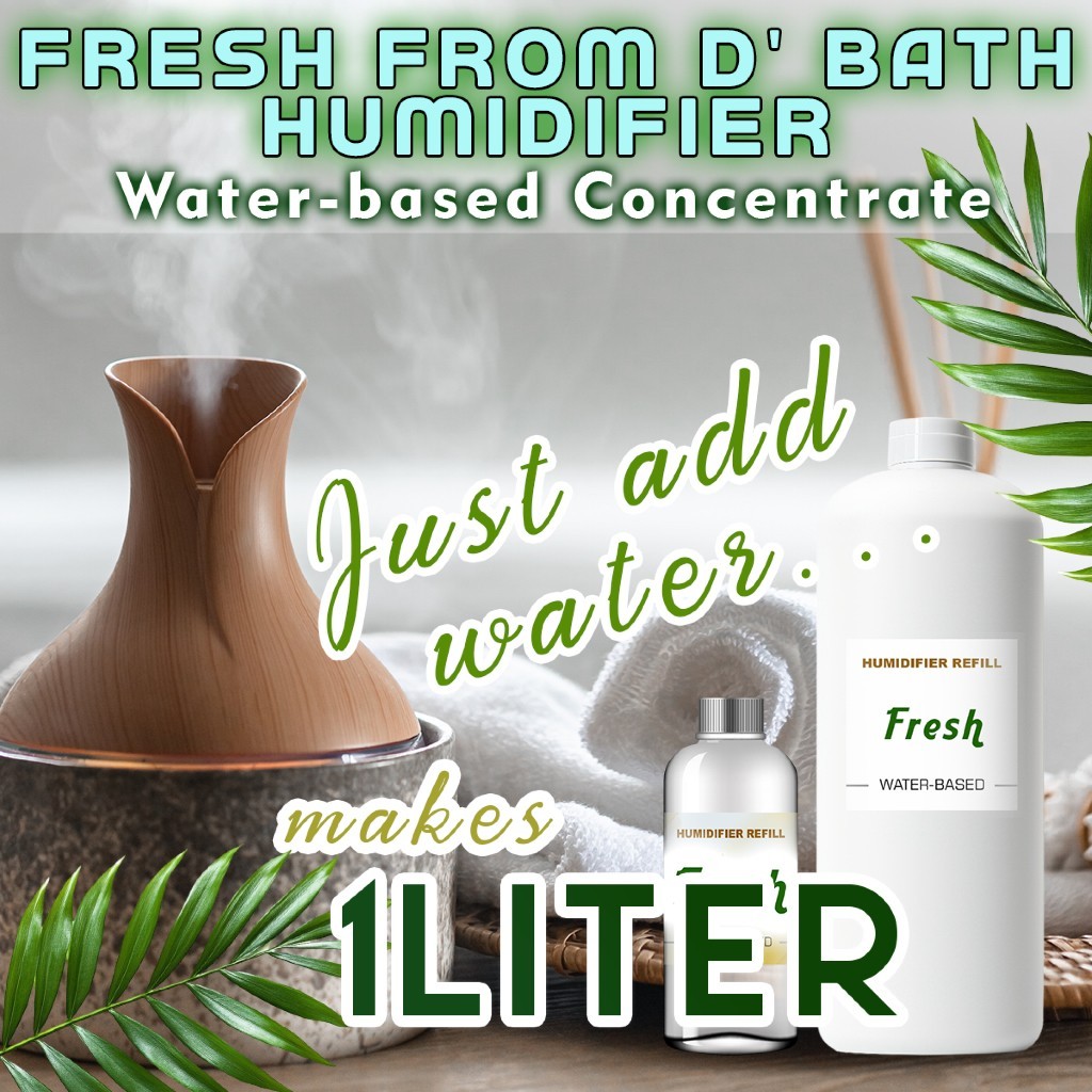 Fresh From The Bath Humidifier Water-based Oil - Just Add Water - Makes ...