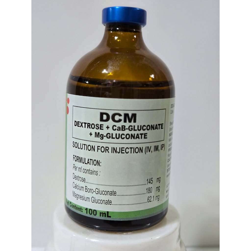 Nutrivet (DCM) Dextrose+ CaB-Gluconate+ Mg-Gluconate 100ml -Solution ...