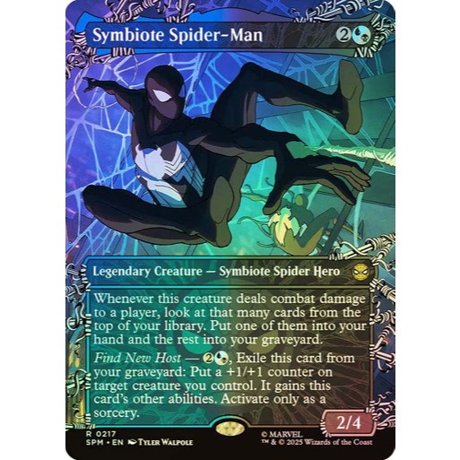 Symbiote Spider-Man SPM Marvel's Spider-Man MTG Magic The Gathering |  Shopee Philippines