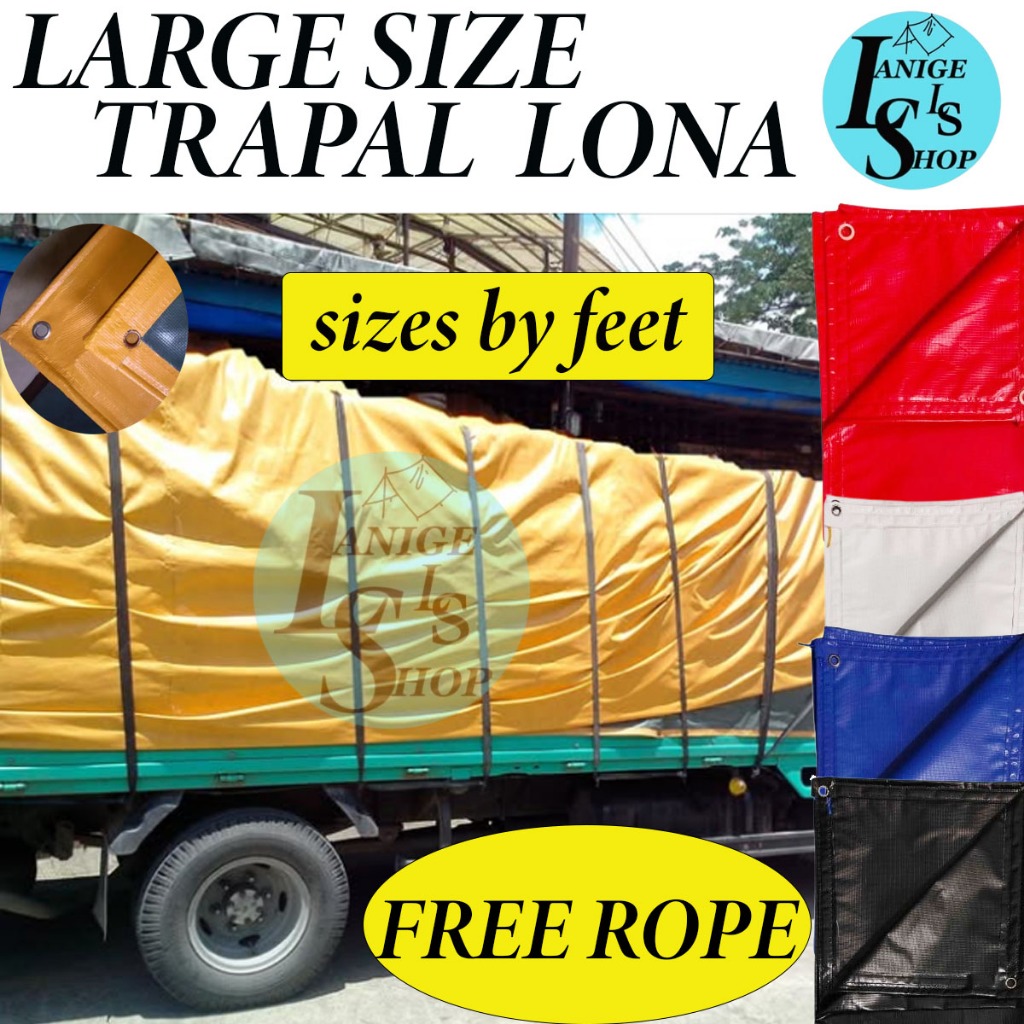 Waterproof Trapal Lona Tolda Sun and Rain Protection Lona, Large Sizes ...