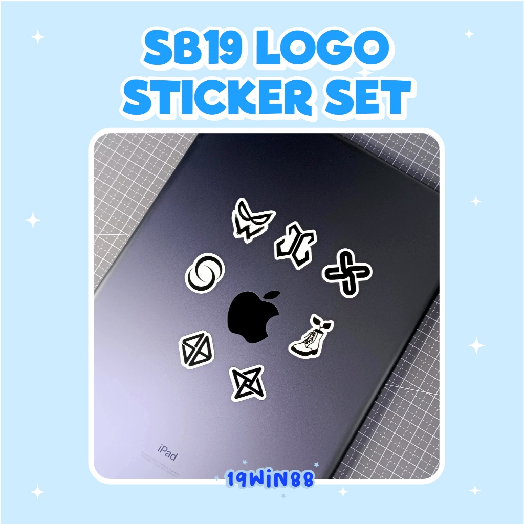 SB19 Logo Members Logo Waterproof Vinyl Sticker | Shopee Philippines