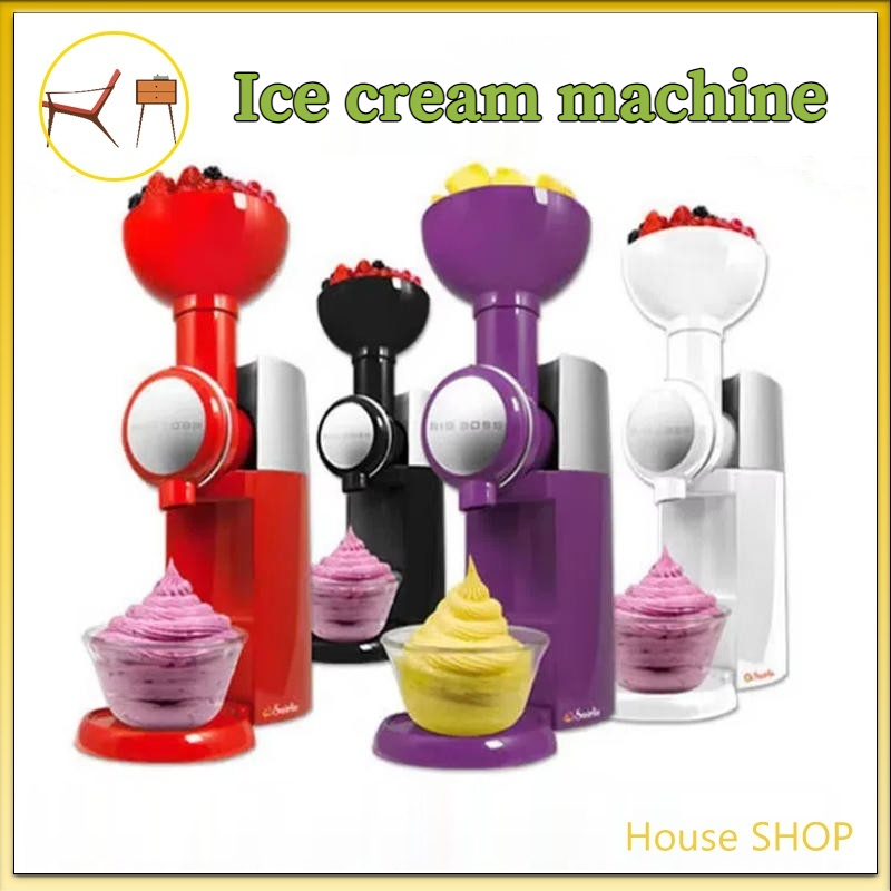 180W Ice Cream Maker Homemade Blender Fruit Dessert Machine Small ...