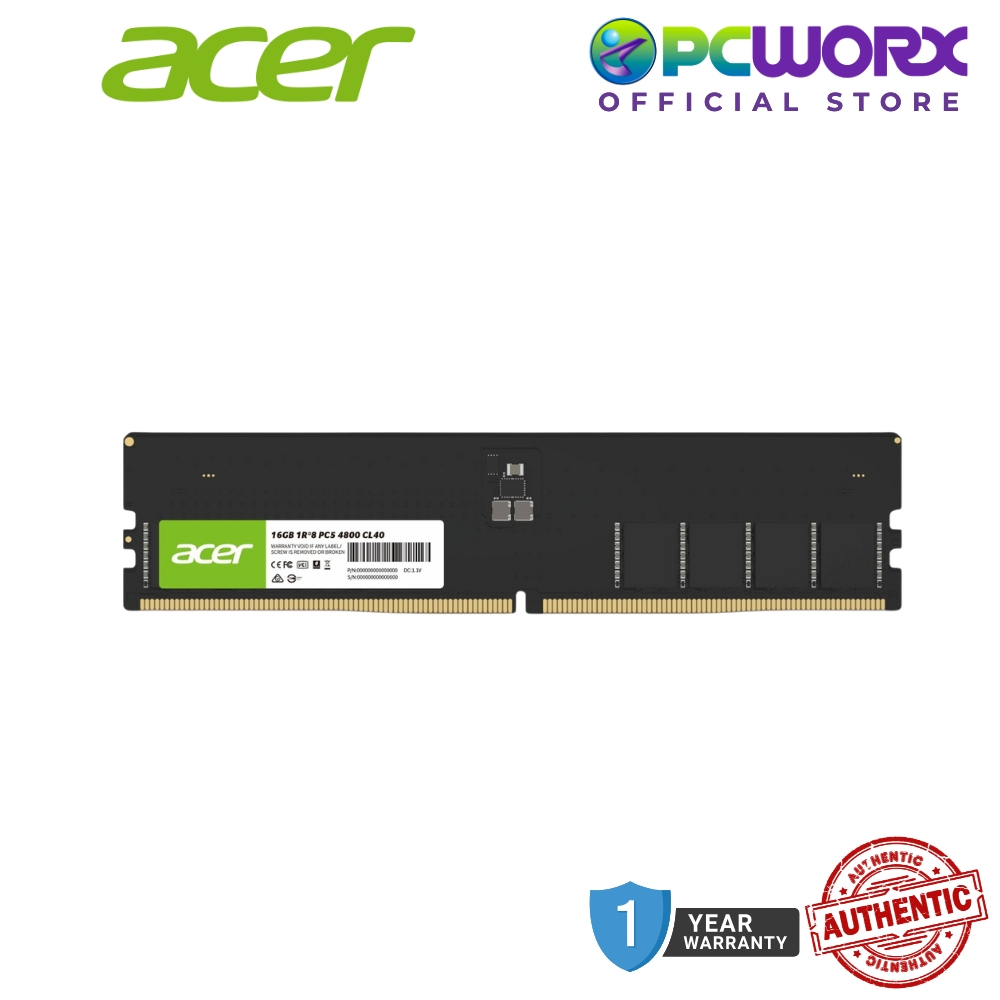 Acer UD200 16GB 4800Mhz Dimm PN: BL.9BWWA.420 | Shopee Philippines