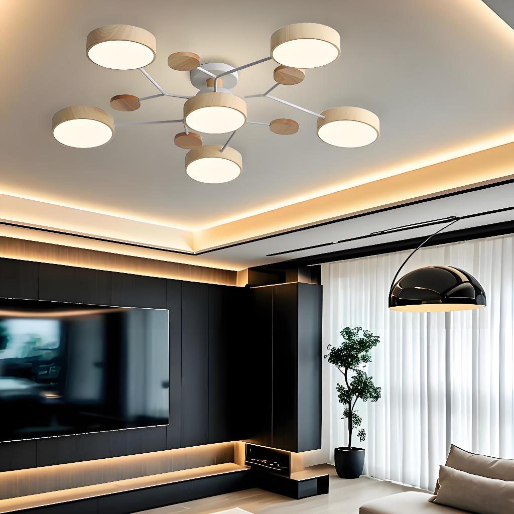 MEIJiaJia Modern Design Center Light Chandelier Living Room Light ...