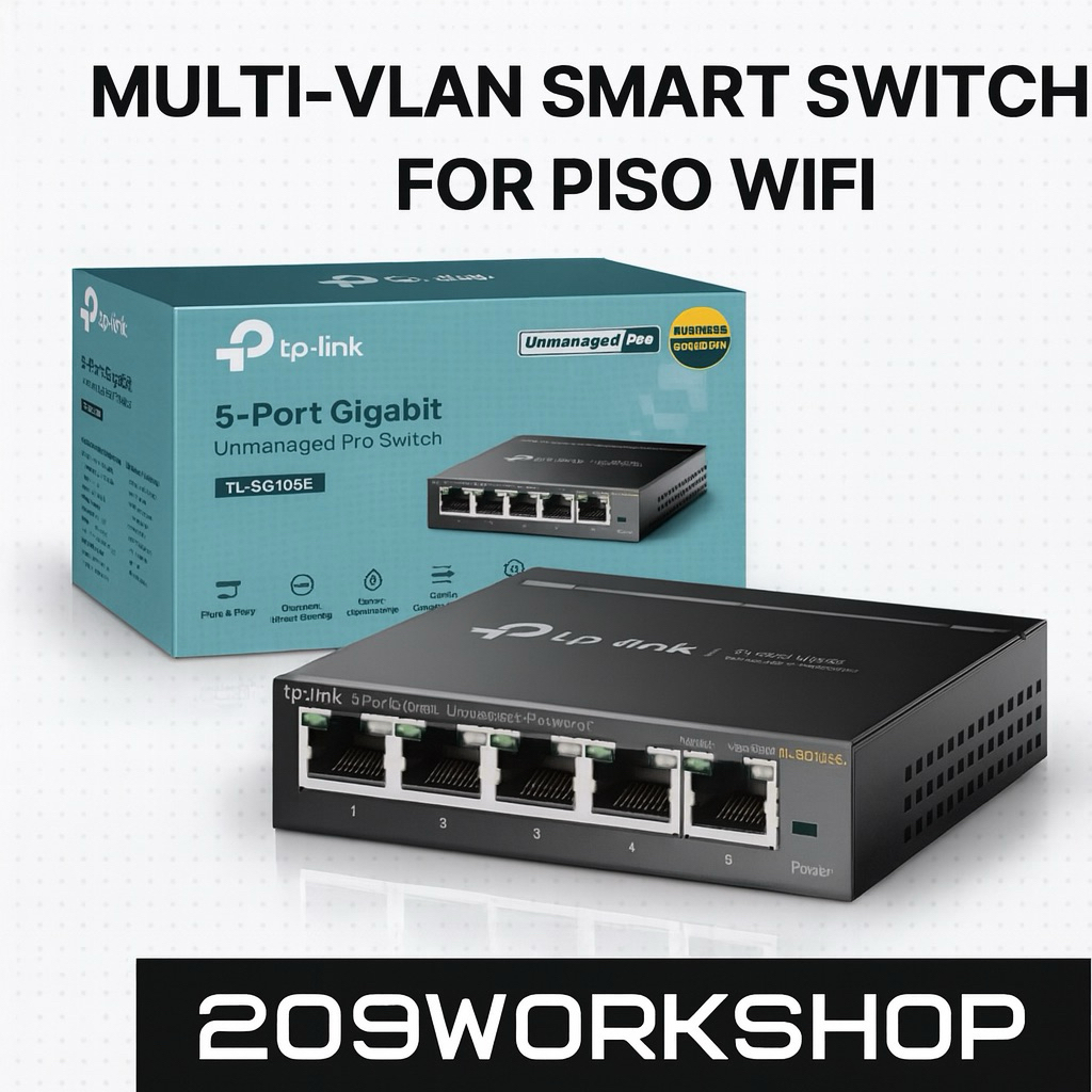 Smart Switch Multi Vlan Configuration for Piso Wifi | Shopee Philippines