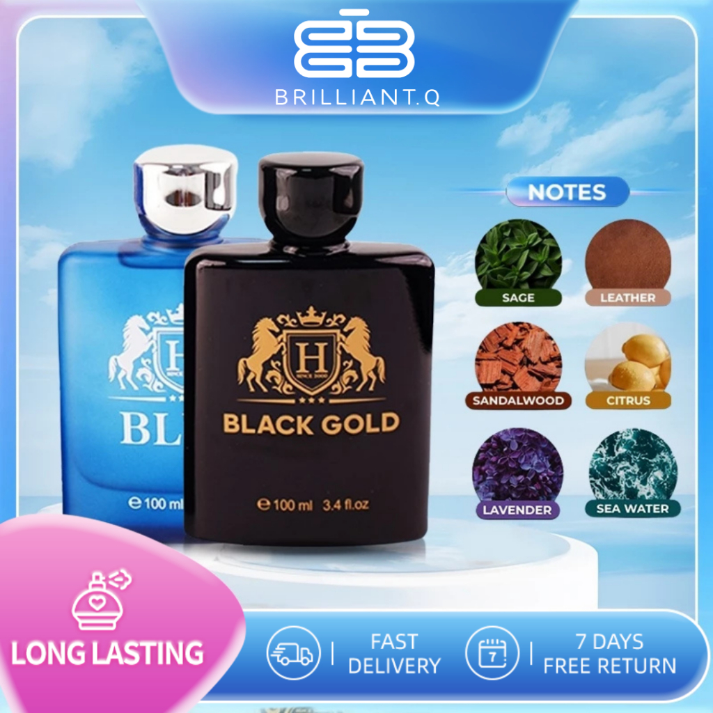 AIMORE BLACK GOLD AND BLUE HAS A LONG LASTING FRAGRANCE 100ML  FOR MEN AND WOMEN